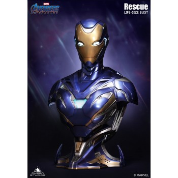 Marvel Avengers Endgame Rescue Armor Mark 49 1:1 Life-Size Bust